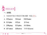 六年级下册人教版语文习题课件 第3单元 期中检测