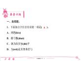 六年级下册人教版语文习题课件 第5单元 14　文言文二则