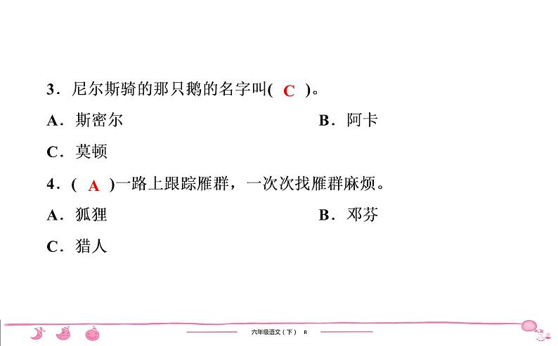 六年级下册人教版语文习题课件 期末专项复习 整本书阅读第3页