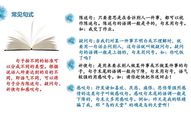 人教版（部编版）小学语文六年级下册  小学语文句子常见的类型   复习课件04