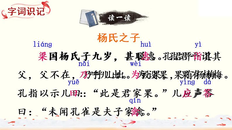 21 杨氏之子课件+听写+动态笔画+素材08