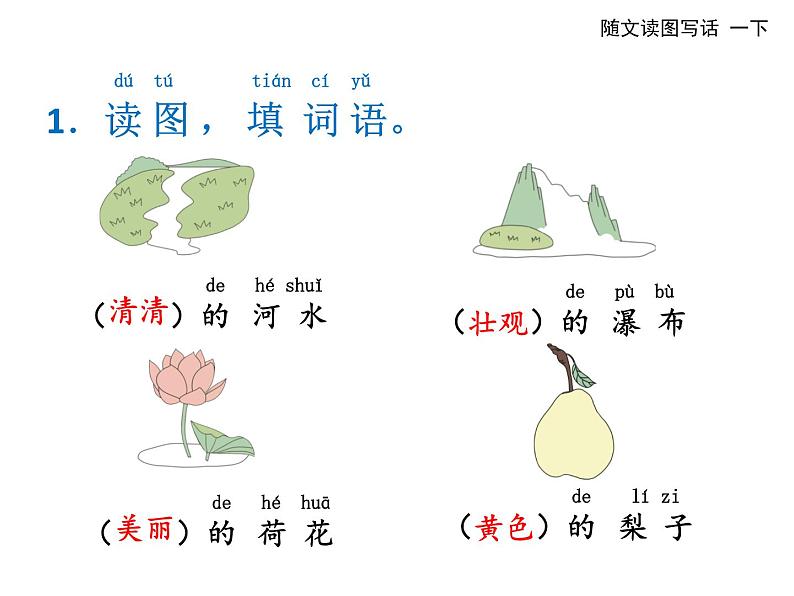 统编版语文一年级下册习作专项提升训练：片段训练   课件（14张）03