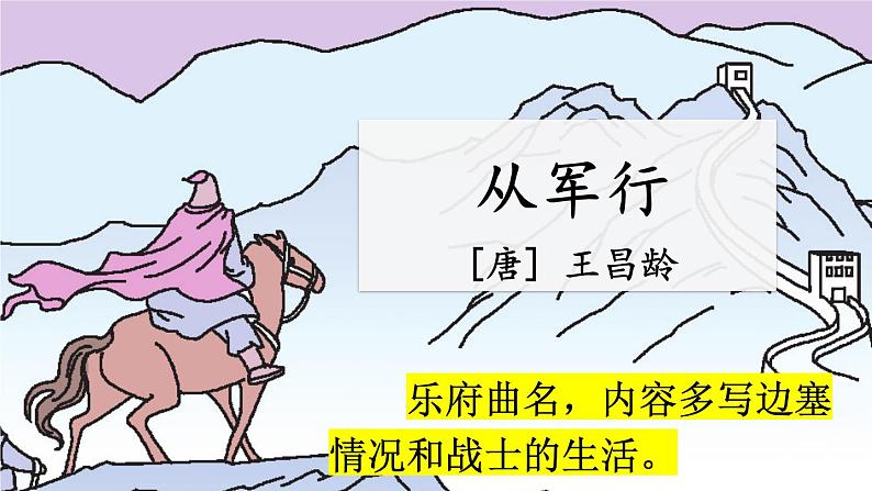 人教部编版五年级语文下册教案、课件和课时达标9《古诗三首》04