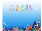 人教版（部编版四五制）小学语文三年级下册 23.海底世界  课件