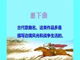 人教版（部编版四五制）小学语文四年级下册  21.古诗三首 塞下曲  课件