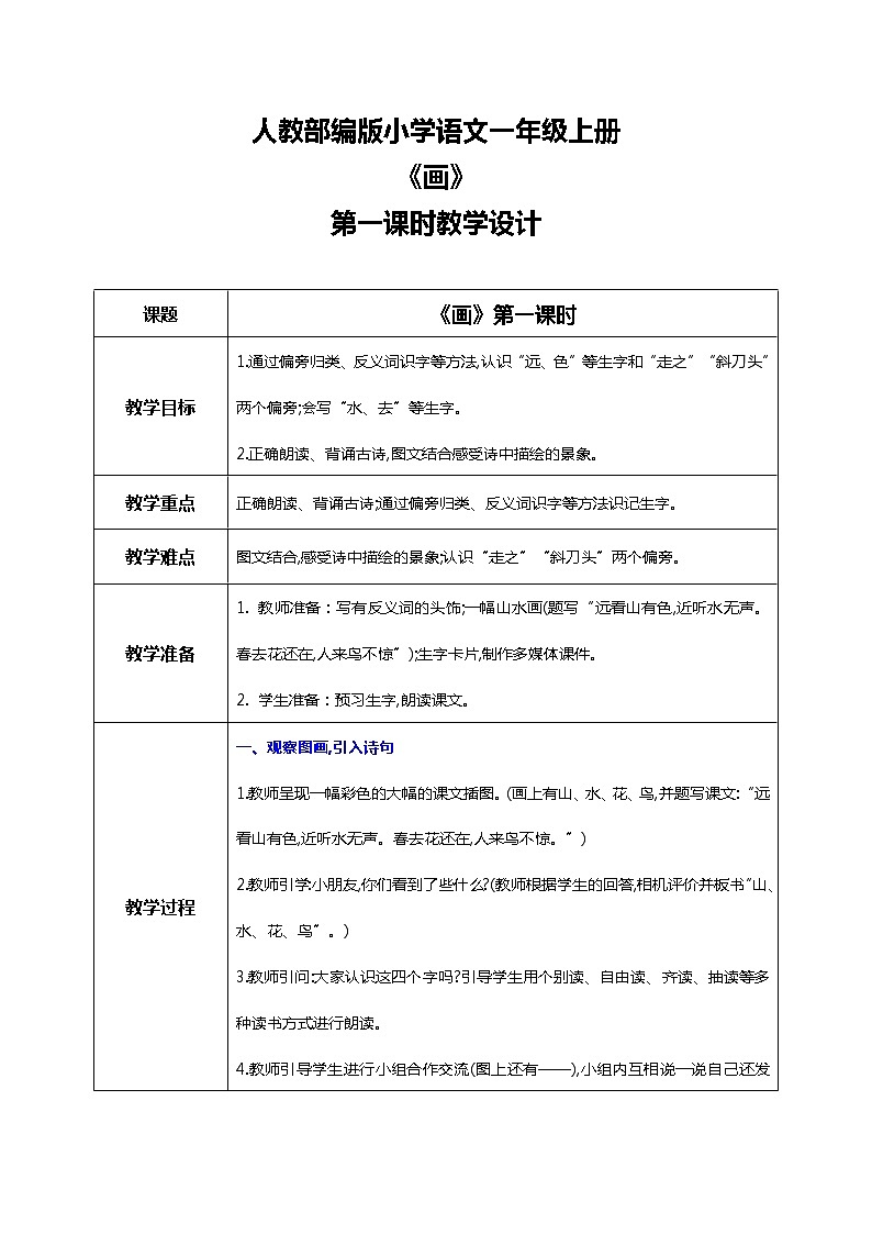 第六课 画 第一课时 课件+教案+音视频+素材01