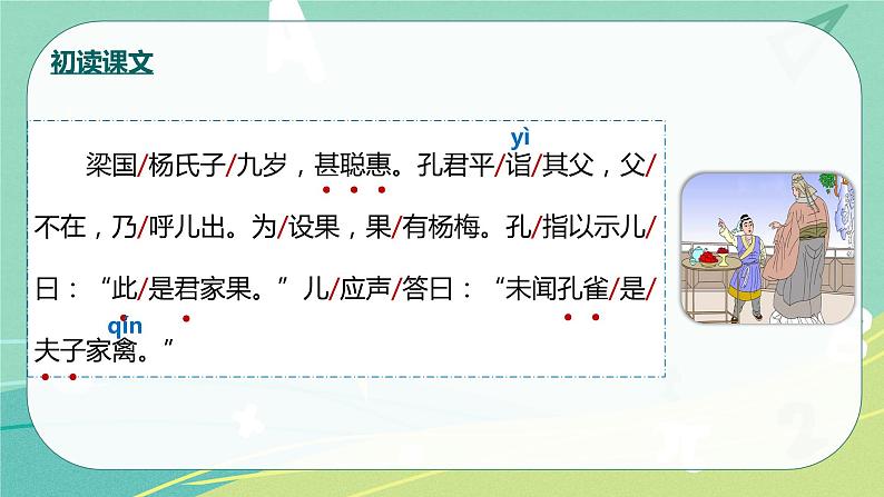 第21课杨氏之子（课件）五年级语文下册同步（部编版）第7页