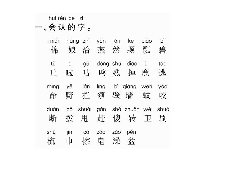 部编语文一下第八单元知识梳理课件02