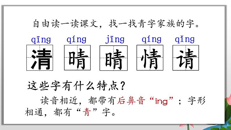 部编版语文一年级下册 3 小青蛙课件PPT第3页