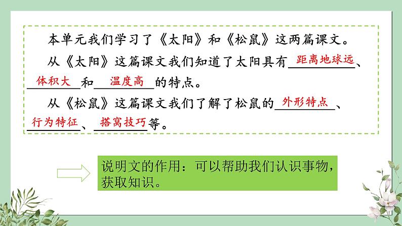 交流平台　初试身手　习作例文：鲸　风向袋　课件03