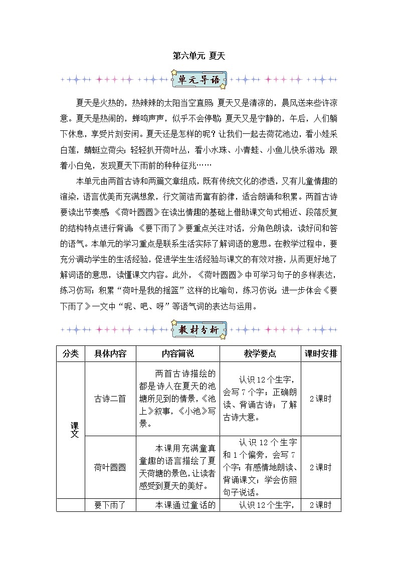 2022年部编版1年级下册课件+教案+素材12 古诗二首01