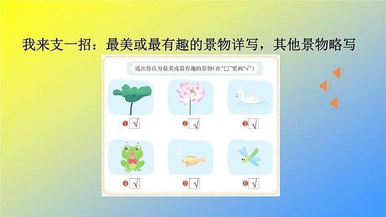 人教统编版二年级语文上册《看图写话》 第六单元 看图写景课件PPT07