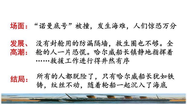 23.“诺曼底号”遇难记品读释疑课件第8页