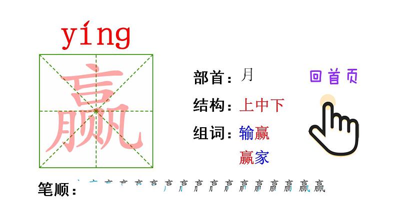 16 田忌赛马（笔顺）第2页