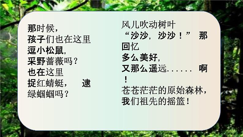 人教部编版二年级语文下册第23课《祖先的摇篮》教学课件PPT小学优秀公开课06