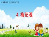 人教部编版五年级语文下册第4课《梅花魂》教学课件PPT小学优秀公开课