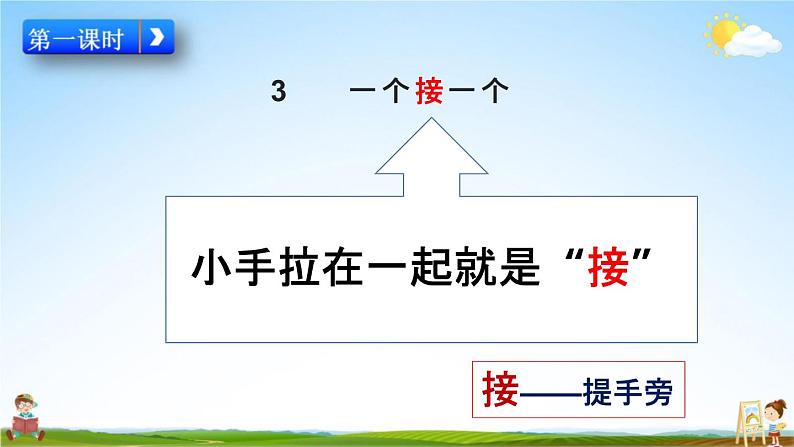 人教部编版一年级语文下册第3课《一个接一个》教学课件PPT小学优秀公开课第2页