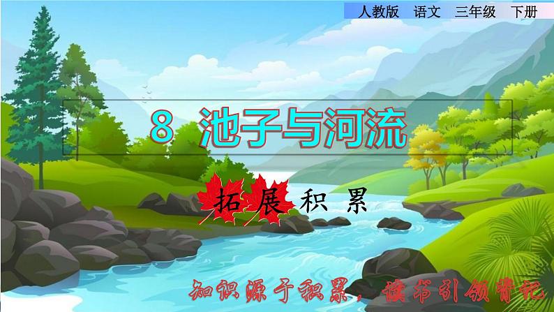 8 池子与河流拓展积累课件01