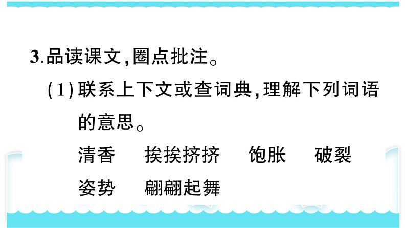 部编版三下语文课件3 荷花第8页