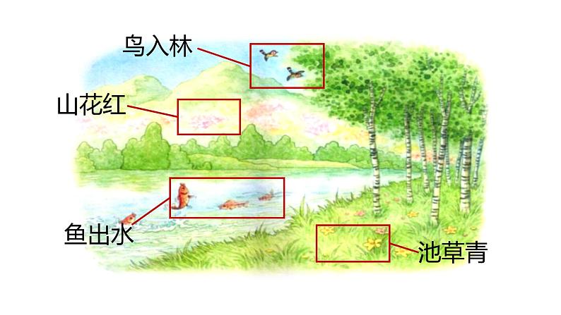 部编版小学语文一年级下册春夏秋冬课件第二课时第6页