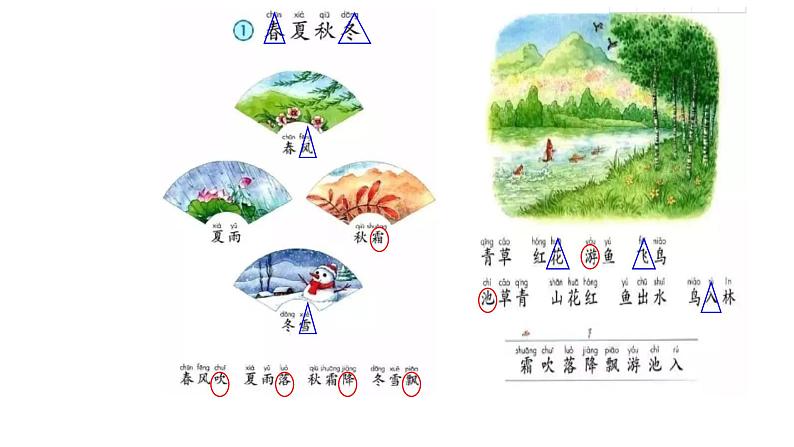 部编版小学语文一年级春夏秋冬课件PPT第4页