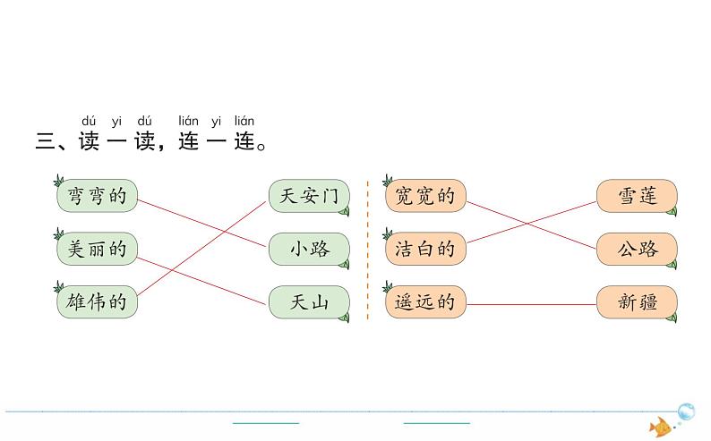 1年级语文下R  二  课文  2我多想去看看作业课件第3页