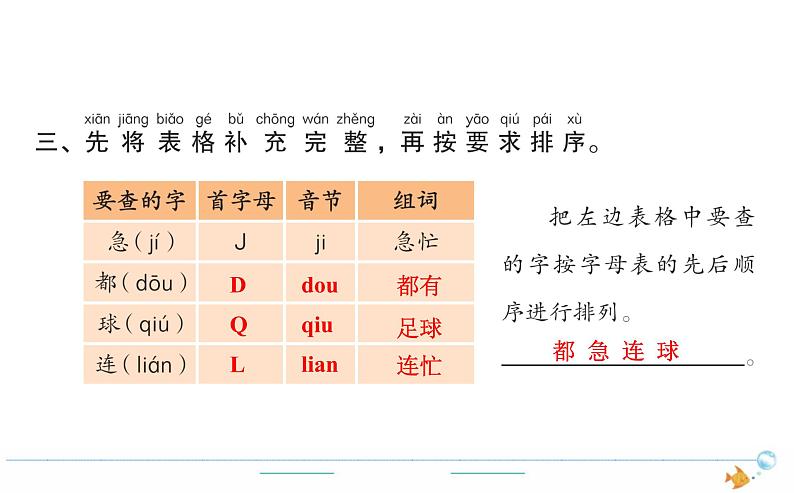 1年级语文下R  三  课文  语文园地三作业课件第2页