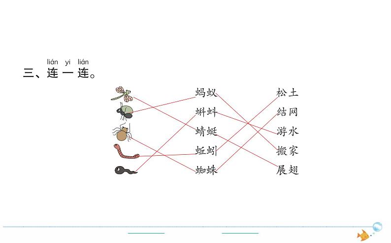 1年级语文下R  五  识字  5动物儿歌作业课件第3页