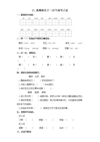 小学语文人教部编版六年级下册16 真理诞生于一百个问号之后当堂达标检测题