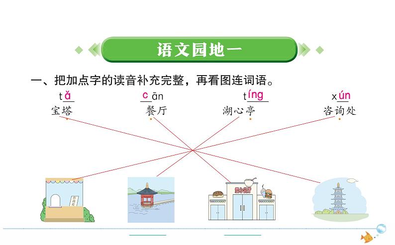 2年级语文下R  一  识字  语文园地一作业课件第1页