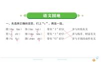 小学语文人教部编版三年级下册语文园地作业课件ppt