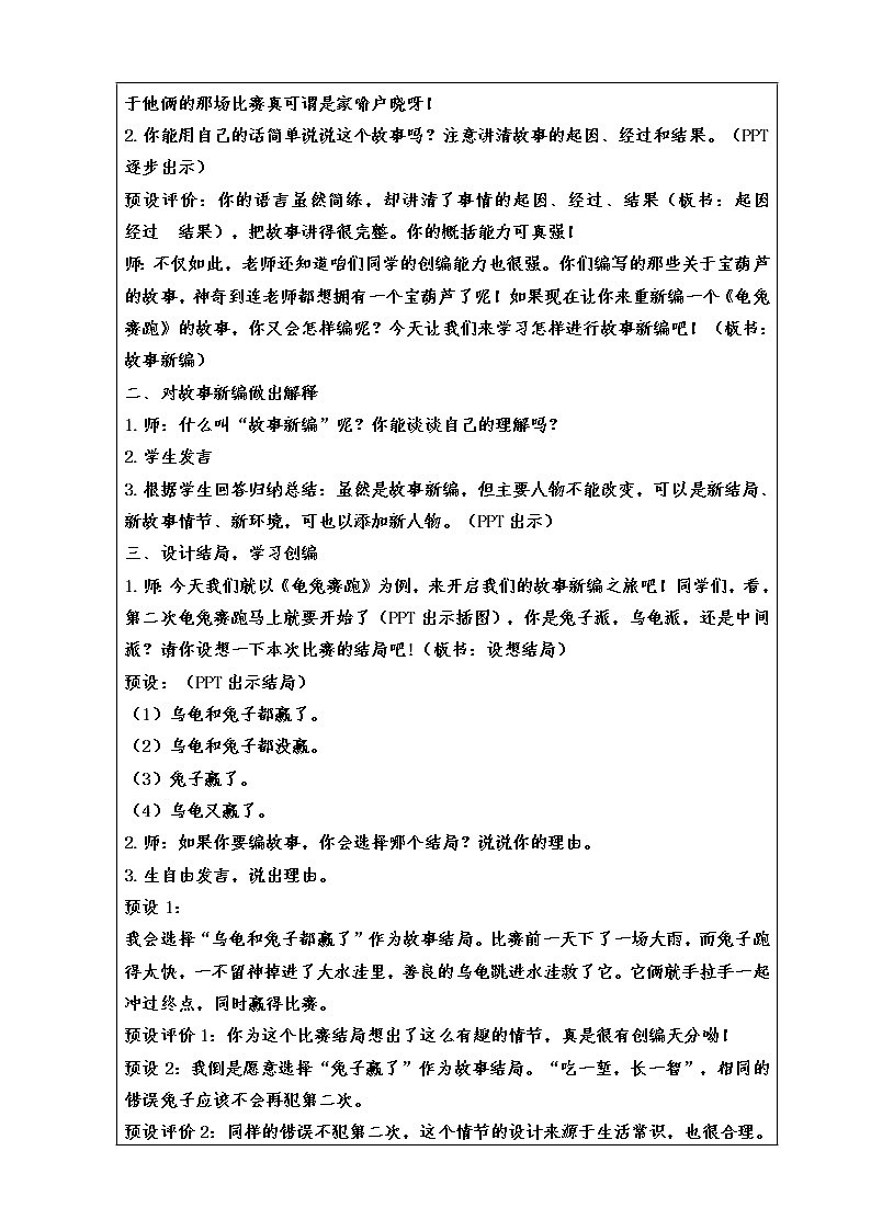习作：故事新编教案第2页