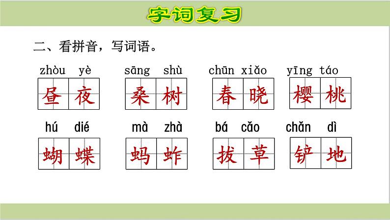 部编版五年级语文下册《期末总复习课件》第4页