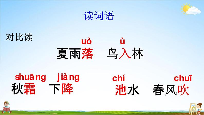 人教部编版一年级语文下册《识字1 春夏秋冬》教学课件PPT小学优秀公开课课件第7页