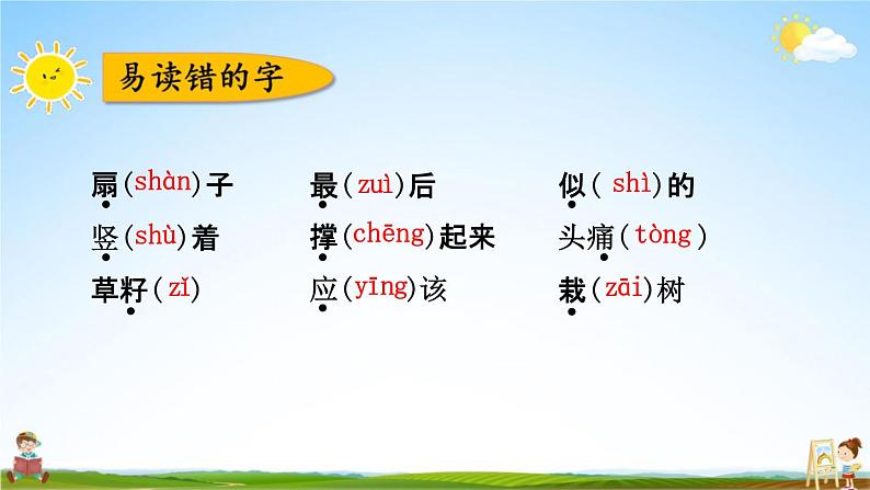 人教部编版二年级语文下册《第七单元 综合复习》教学课件PPT小学优秀公开课第2页