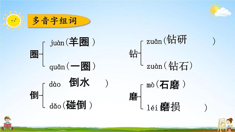 人教部编版二年级语文下册《第五单元 综合复习》教学课件PPT小学优秀公开课06