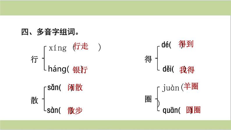 部编版三语下期末复习课件(按单元复习)(2)第8页