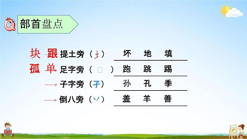 人教部编版一年级语文下册《第三单元 综合复习》教学课件PPT小学优秀公开课第2页