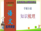 部編版五年級(jí)語(yǔ)文上冊(cè)第8單元全能知識(shí)梳理（復(fù)習(xí)課件）(共53張PPT)