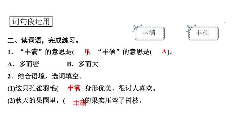 四年级下册部编版语文习题课件  第八单元语文园地第3页