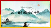人教部编版三年级下册22 我们奇妙的世界示范课课件ppt
