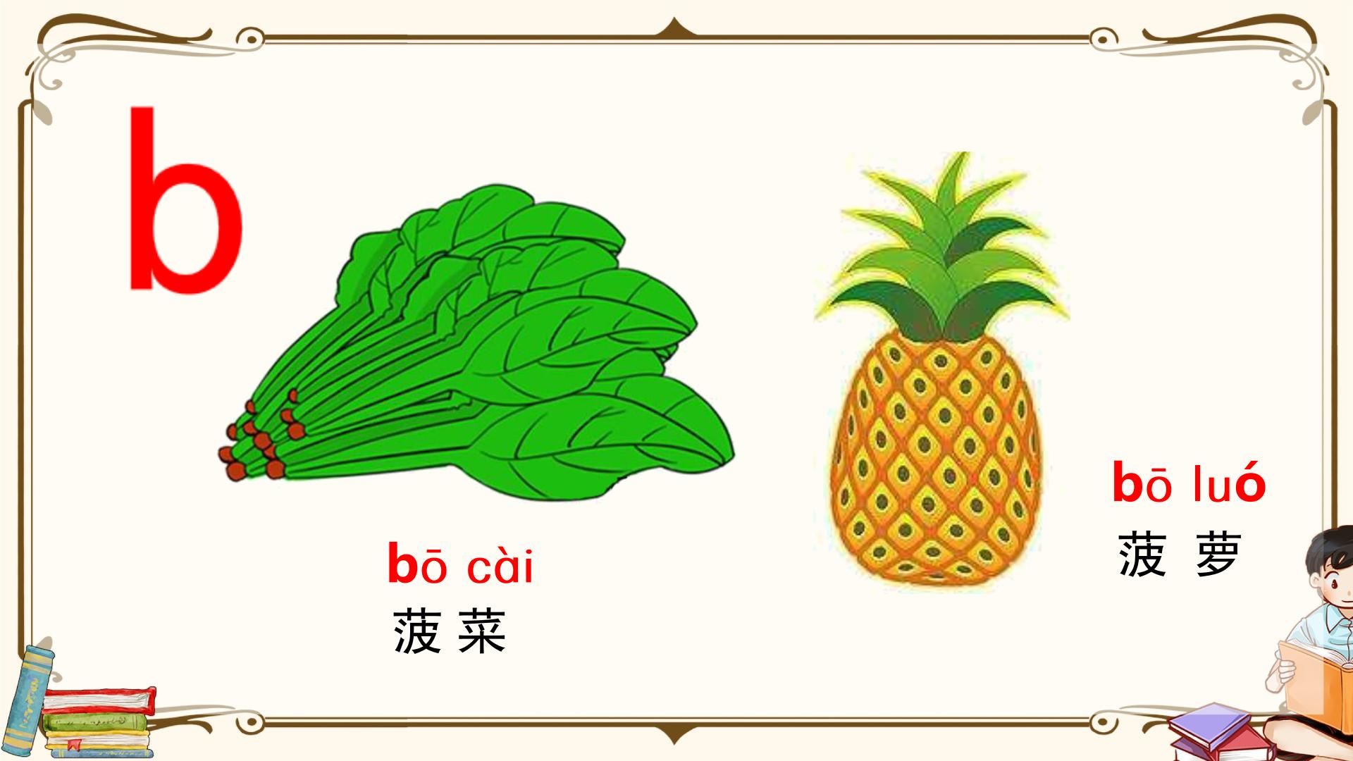 菠萝的拼音汉语拼音图片