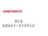 统编版语文六下 课文15 真理诞生于一百个问号之后课件(共21张PPT）