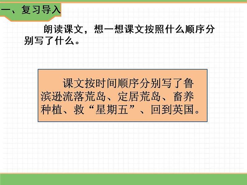 人教版语文六年级下册 第二单元 5 鲁滨逊漂流记（节选）第二课时课件PPT第2页