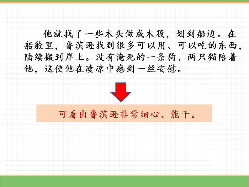 人教版语文六年级下册 第二单元 5 鲁滨逊漂流记（节选）第二课时课件PPT第5页