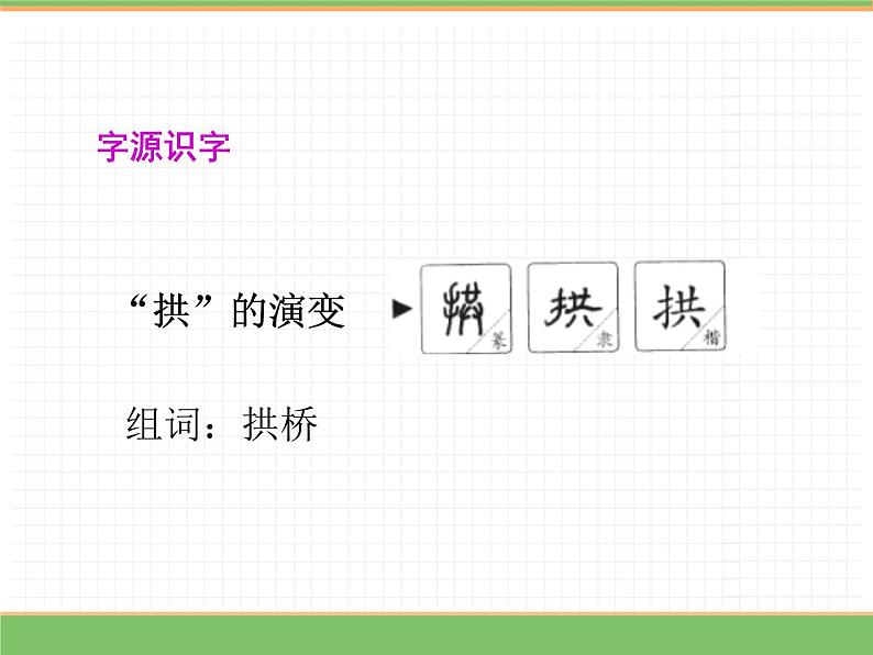 人教版语文三年级下册 第三单元 11 赵州桥 第一课时课件PPT第7页