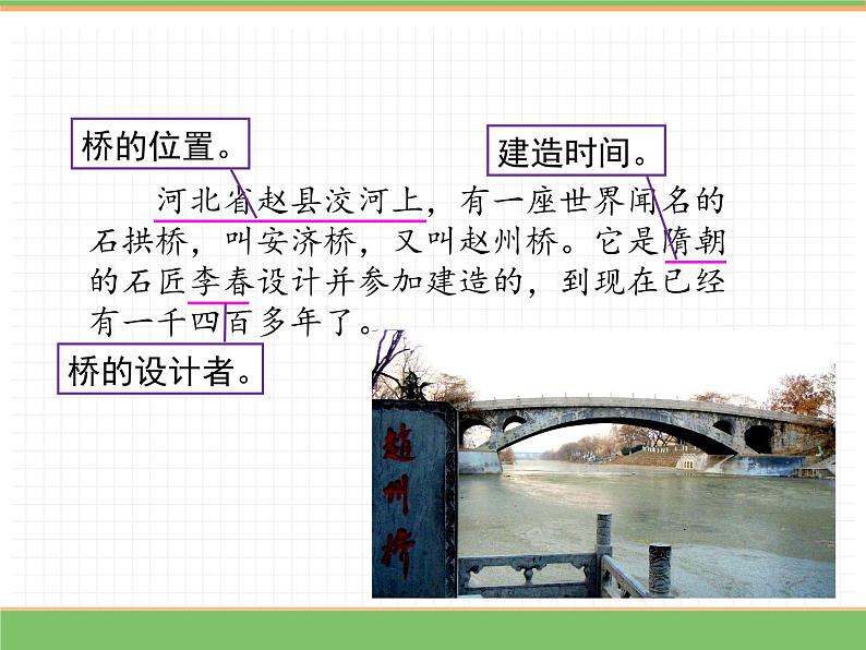 人教版语文三年级下册 第三单元 11 赵州桥 第二课时课件PPT第4页