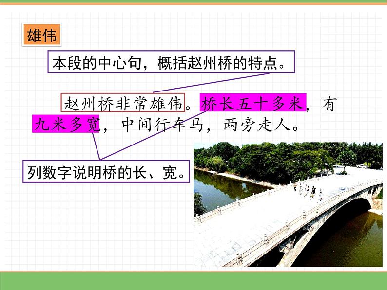 人教版语文三年级下册 第三单元 11 赵州桥 第二课时课件PPT第6页