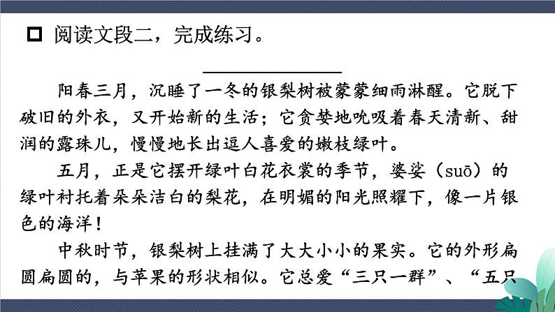 2-7 考场阅读大练兵：课外阅读顺顺练 期末复习课件-2021-2022学年语文三年级下册08