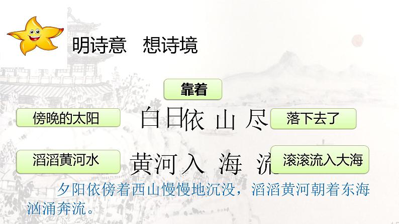 部编版语文二年级上册 8古诗二首登鹳雀楼（课件）06